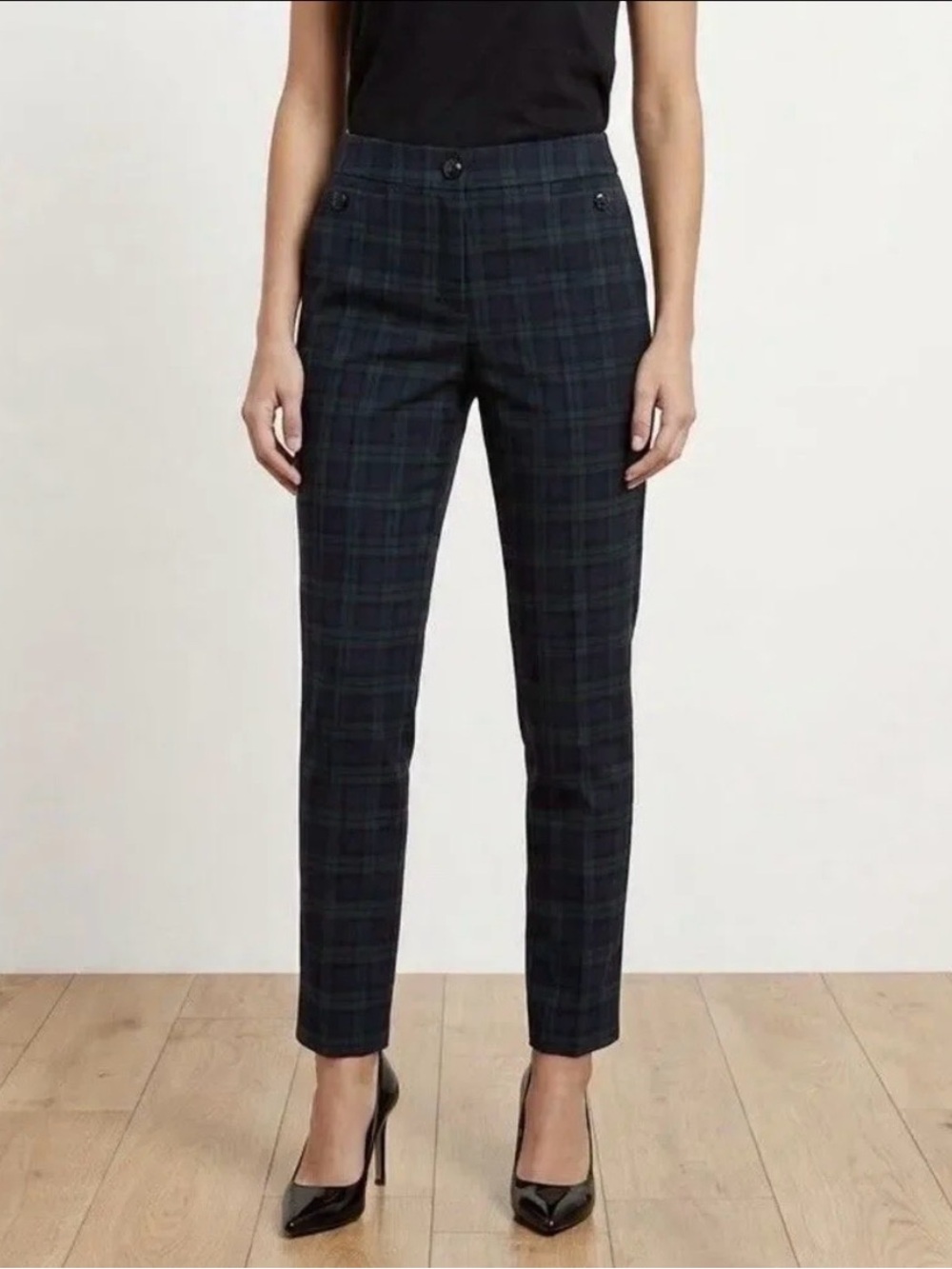BANANA REPUBLIC Sloan Tartan Plaid Pants 4